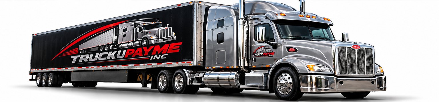 2015 Peterbilt 579 tractor with a black TRUCKUPAYME INC refrigerated trailer
